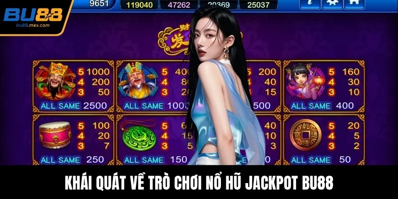 Khái quát về trò chơi nổ hũ Jackpot BU88